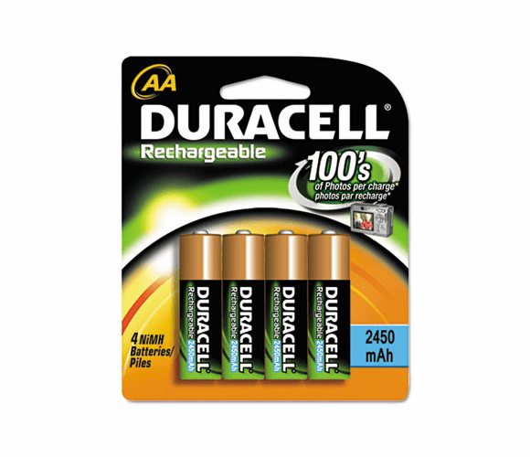 DURDC1500B4N Rechargeable NiMH Batteries, AA, 4/Pack By DURACELL PRODUCTS COMPANY