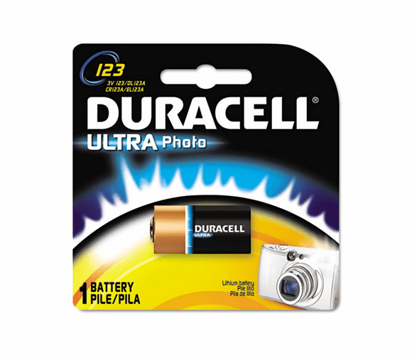 DURDL123ABPK Ultra High Power Lithium Battery, 123, 3V By DURACELL PRODUCTS COMPANY
