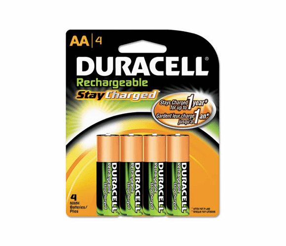 DURDX1500B4N Coppertop NiMH Pre-Charged Rechargeable Battery, AA, 4/Pack By DURACELL PRODUCTS COMPANY