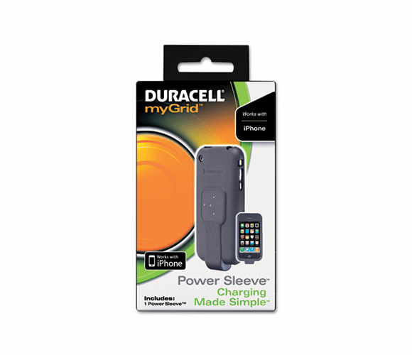 DURPPS9US0001 myGrid Apple iPhone Power Sleeve By DURACELL PRODUCTS COMPANY