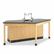DVW2946K LabView 4-Student Workstation, Rectangular, 96w x 48d x 36h, Black By DIVERSIFIED WOODCRAFTS, INC.