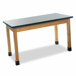 DVWP7101K30N Science Table, Rectangular, 48w x 24d x 30h, Black By DIVERSIFIED WOODCRAFTS, INC.