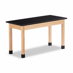DVWP7206K30N Science Table, Rectangular, 54w x 24d x 30h, Black By DIVERSIFIED WOODCRAFTS, INC.