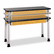 DVWP8202K Adjustable-Height Table, Rectangular, 54w x 24d x 27h, Black By DIVERSIFIED WOODCRAFTS, INC.