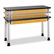 DVWP8302K Adjustable-Height Table, Rectangular, 72w x 24d x 27h, Black By DIVERSIFIED WOODCRAFTS, INC.