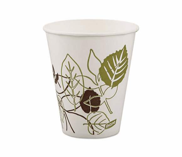 DXE12FPPATHPK Pathways Polycoated Paper Cold Cups, 12 oz, 100 per Pack By DIXIE FOOD SERVICE