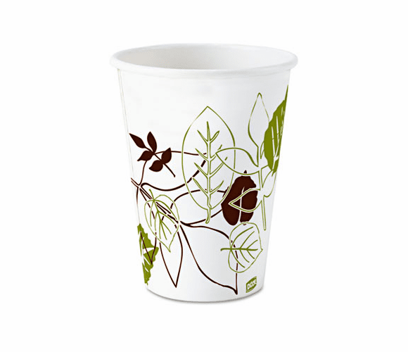 DXE2338WS Pathways Paper Hot Cups, 8 oz, 500/Carton By DIXIE FOOD SERVICE