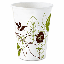 DXE2338WS Pathways Paper Hot Cups, 8 oz, 500/Carton By DIXIE FOOD SERVICE