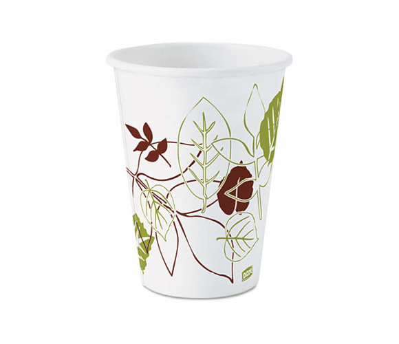 DXE2342PATH Pathways Paper Hot Cups, 12 oz, 1000/Carton By DIXIE FOOD SERVICE