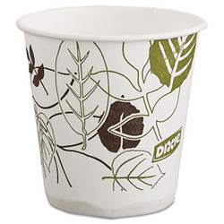DXE45PATHPK Pathways Wax Treated Paper Cold Cups, 3 oz, 100 per Pack By DIXIE FOOD SERVICE
