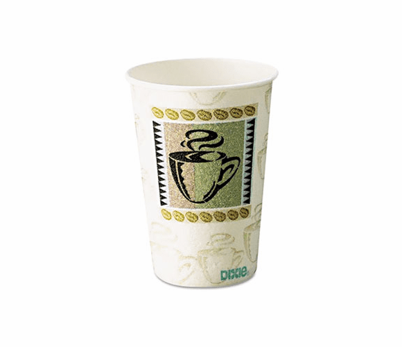 DXE5310DXPK Hot Cups, Paper, 10 oz., Coffee Dreams Design, 25/Pack By DIXIE FOOD SERVICE