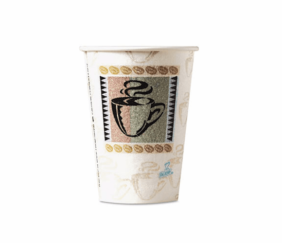 DXE5338CDPK PerfecTouch Hot Cups, Paper, 8 oz., Coffee Dreams Design, 50/Pack By DIXIE FOOD SERVICE