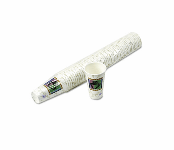 DXE5338DX Hot Cups, Paper, 8 oz., Coffee Dreams Design, 500/Carton By DIXIE FOOD SERVICE