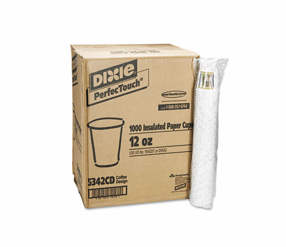 DXE5342CD Hot Cups, Paper, 12 oz., Coffee Dreams Design, 1000/Carton By DIXIE FOOD SERVICE