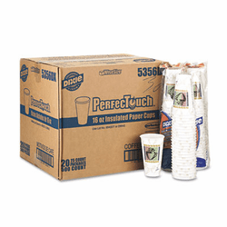 DXE5356DX Hot Cups, Paper, 16 oz., Coffee Dreams Design, 500/Carton By DIXIE FOOD SERVICE