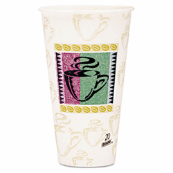 DXE5360CD Hot Cups, Paper, 20 oz., Coffee Dreams Design, 25/Pack By DIXIE FOOD SERVICE