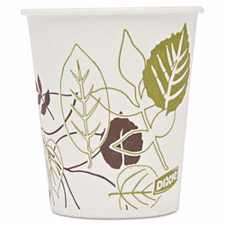 DXE58WS Pathways Wax Treated Paper Cold Cups, 5 oz, 1200/Carton By DIXIE FOOD SERVICE