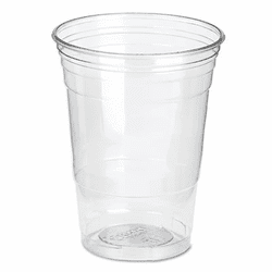 DXECP16DX Clear Plastic PETE Cups, Cold, 16 oz., WiseSize Packs, 500/Carton By DIXIE FOOD SERVICE