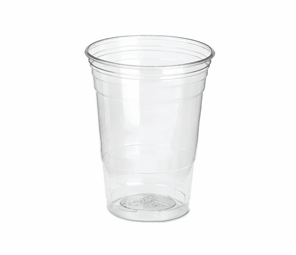 DXECP16DX Clear Plastic PETE Cups, Cold, 16 oz., WiseSize Packs, 500/Carton By DIXIE FOOD SERVICE