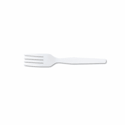 DXEFM207 Plastic Cutlery, Heavy Mediumweight Fork, 100 Pieces/Box By DIXIE FOOD SERVICE