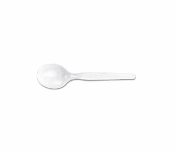 DXESM207 Plastic Cutlery, Heavy Mediumweight Soup Spoon, 100 Pieces/Box By DIXIE FOOD SERVICE