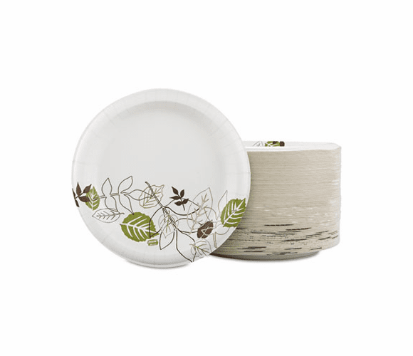 DXESXP10PATHPK Pathways Heavyweight Paper Plates, 10.125", 125 per Pack By DIXIE FOOD SERVICE