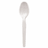 DXETH207 Plastic Cutlery, Heavyweight Teaspoons, White, 100/Box By DIXIE FOOD SERVICE