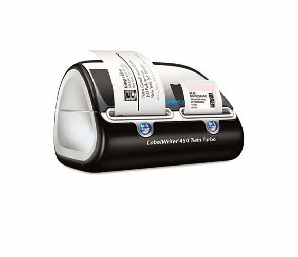 DYM1752266 LabelWriter Twin Turbo Printer, 71 Labels/Min, 8-1/2w x 7-1/5d x 5-1/5h By DYMO**RFB