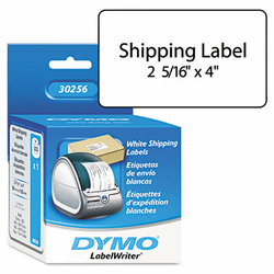 DYM30256 Shipping Labels, 2-5/16 x 4, White, 300/Box By DYMO