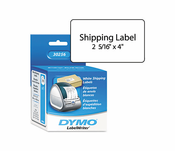 DYM30256 Shipping Labels, 2-5/16 x 4, White, 300/Box By DYMO