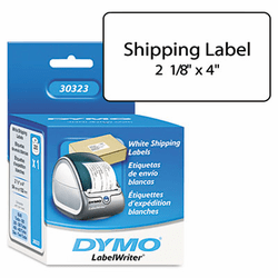 DYM30323 Shipping Labels, 2-1/8 x 4, White, 220/Box By DYMO