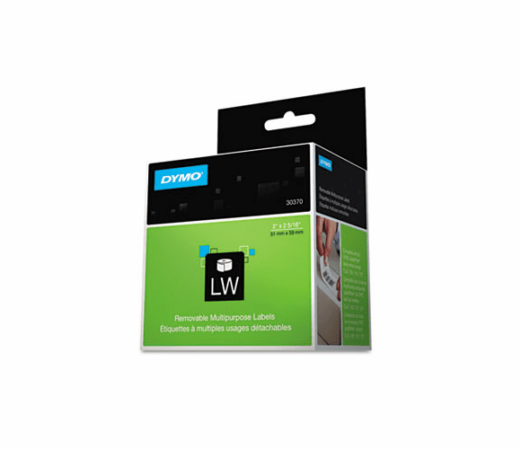 DYM30370 Multipurpose Labels, 2 x 2 5/16, White, 250/Box By DYMO