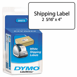 DYM30573 Shipping Labels, 2-1/8 x 4, White, 220/Pack By DYMO