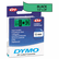 DYM45019 D1 Standard Tape Cartridge for Dymo Label Makers, 1/2in x 23ft, Black on Green By DYMO