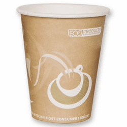 ECOEPBRHC8EW Evolution World 24% PCF Hot Drink Cups, 8 oz., Peach, 1000/Carton By ECO-PRODUCTS,INC.
