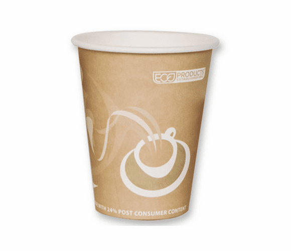 ECOEPBRHC8EW Evolution World 24% PCF Hot Drink Cups, 8 oz., Peach, 1000/Carton By ECO-PRODUCTS,INC.