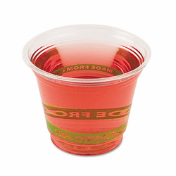 ECOEPCC9SGS GreenStripe Renewable Resource Compostable Cold Drink Cups, 9 oz., Clr, 1000/Ctn By ECO-PRODUCTS,INC.