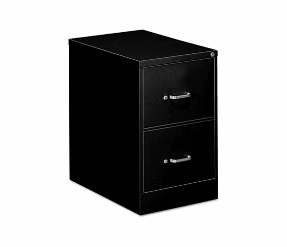 EFS22209 Two-Drawer Economy Vertical File, 18-1/4w x 26-1/2d x 29h, Black By OIF