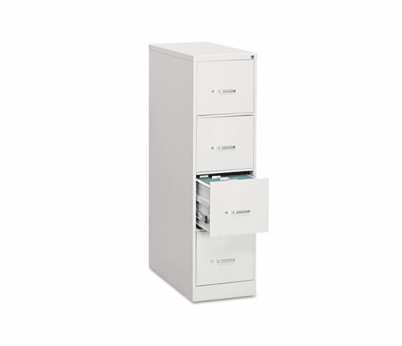 EFS42207 Four-Drawer Economy Vertical File, 18-1/4w x 26-1/2d x 52h, Light Gray By OIF