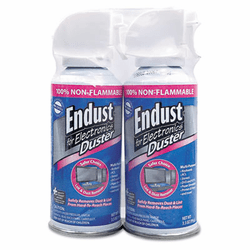 END246050 Compressed Gas Duster, 2 3.5oz Cans/Pack By ENDUST