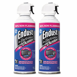 END248050 Compressed Gas Duster, 2 10oz Cans/Pack By ENDUST