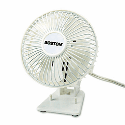 EPI25970 4-inch Two-Speed Personal Desk Fan, Plastic, White By HUNT MFG.