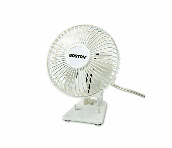 EPI25970 4-inch Two-Speed Personal Desk Fan, Plastic, White By HUNT MFG.