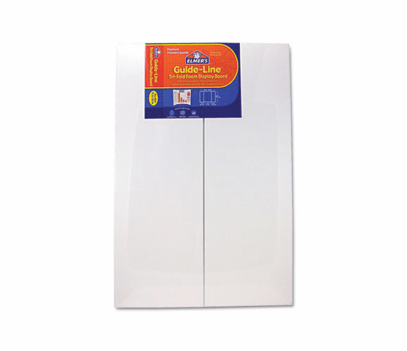 EPI905108 Guide-Line Foam Display Board, 48 x 36, White, 6/Carton By ELMER'S PRODUCTS, INC.