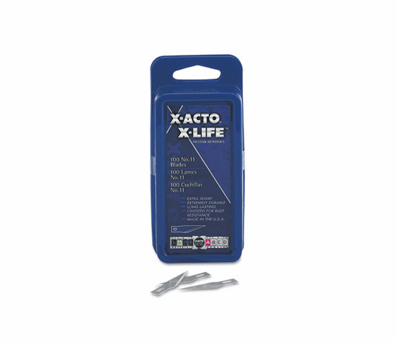 EPIX611 #11 Bulk Pack Blades for X-Acto Knives, 100/Box By HUNT MFG.