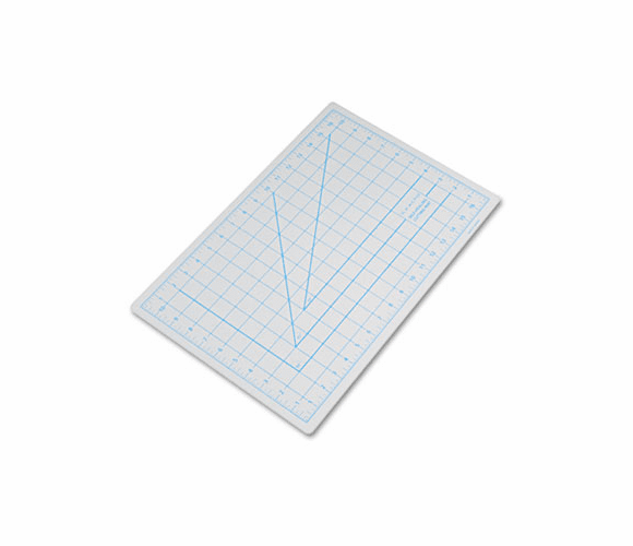 EPIX7761 Self-Healing Cutting Mat, Nonslip Bottom, 1" Grid, 12 x 18, Gray By HUNT MFG.