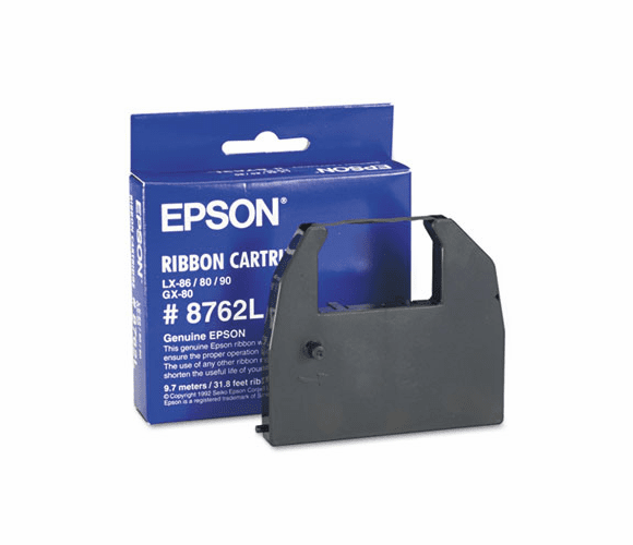 EPS8762L 8762L Ribbon, Black By EPSON AMERICA, INC.