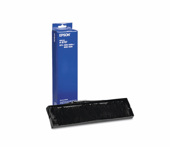 EPS8767 8766/8767 Ribbon, Black By EPSON AMERICA, INC.