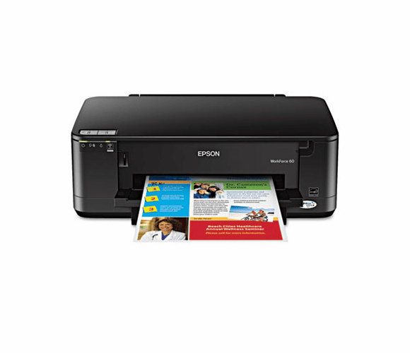 EPSC11CA77201 WorkForce 60 Wireless Inkjet Printer By EPSON AMERICA, INC.