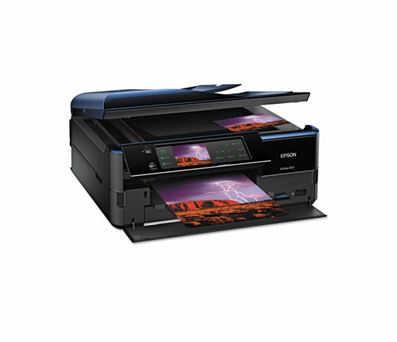 EPSC11CB20201 Artisan 837 Wireless All-in-One Inkjet Printer, Copy/Fax/Print/Scan By EPSON AMERICA, INC.